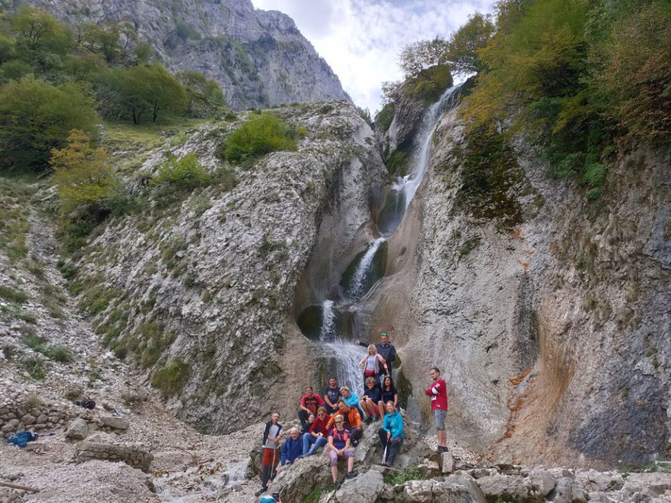Wodospat Sopot koło Permet, Albania
